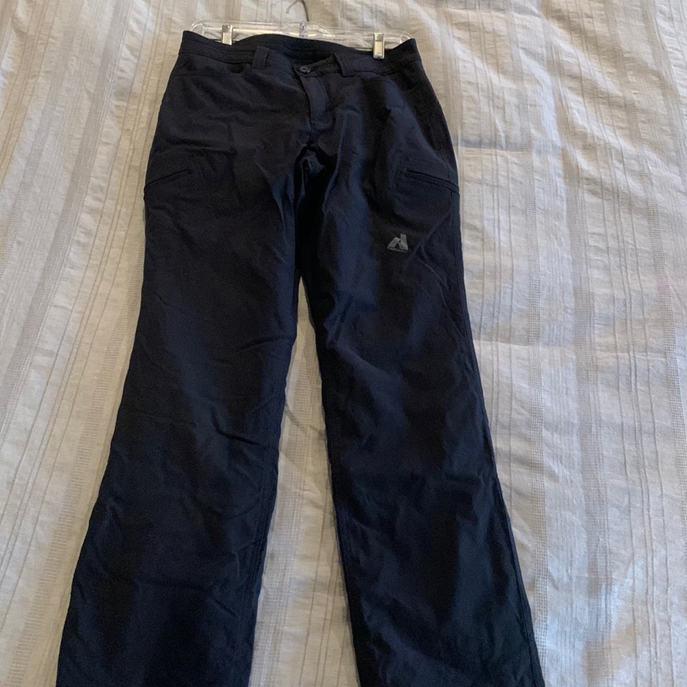 Eddie Bauer First Ascent fleece lined pants size 6 in black